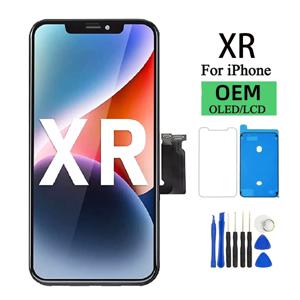 iPhone XR LCD 교체 용 iPhone XR LCD 디스플레이 터치 스크린 디지타이저 어셈블리 용 100% 우수한 OEM Pantalla