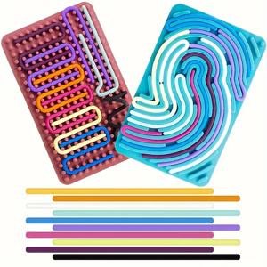 스트레스, 불안, 자폐증을 완화하는 남학생과 여학생을 위한 감각 활동 보드, 차분한 여행과 비행기에 꼭 필요한 장난감