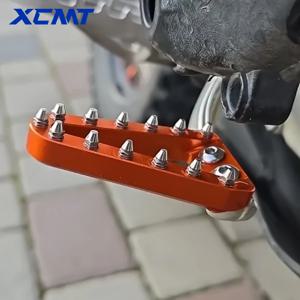 모터사이클 CNC 초장형 확대형 리어 브레이크 페달 레버 스텝 플레이트 팁 KTM SX SXF XC EXC 및 허스크바나 FC TC FE TE FX TX용