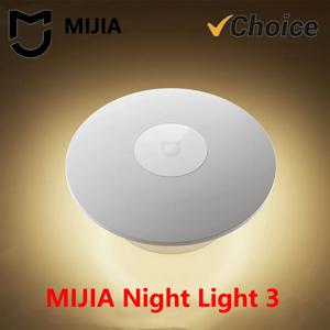 오리지널 신제품 MIJIA 나이트 라이트 3, 밝기 조절 가능, 적외선 스마트 인체 감지, 스마트 홈 라이프를 위한 자석 베이스