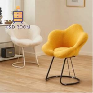 X & D 라이트 럭셔리 하이엔드 인스타그램 스타일 메이크업 스툴, 가정용 여성 침실 등받이 의자, 심플한 드레싱 스툴, 신상 핫