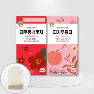 송원 우리차 동백꽃차 20T+피치우롱티 20T