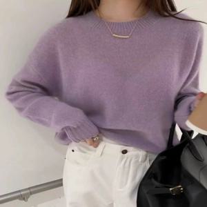 고급 터틀넥 100 순수 캐시미어 스웨터 여성 가을, 겨울 두꺼운 스웨터 루즈 울 니트