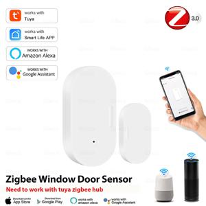 ZigBee 스마트 창문 센서 감지기 2 IN 1 Lux 또는 진동 감지 홈 보안 알람 홈 어시스턴트 Z2M과 함께 작동