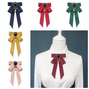 새로운 합금 나비 넥타이 쥬얼리 액세서리 라인 석 Bowknot 브로치 목 장식 크리스탈 라인 석 Bowtie