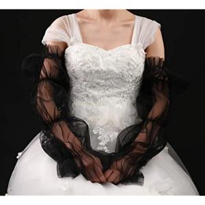 레이스 메쉬 버블 슬리브 가짜 슬리브 선 스크린 팔 커버 생일 사진 분위기 신부 웨딩 드레스 커버 팔 커버