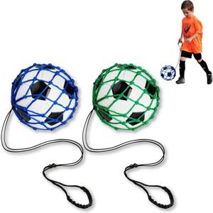 1-2PCS 축구 킥 코치 축구 공 네트, 지상 축구 연습, 훈련 보조, Netbag 축구 훈련 보조