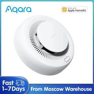 아카라 스마트 연기 감지 센서 지그비 3.0 화재 경보 모니터 소리 경보 홈 시큐리티 앱 샤오미 홈 키트 앱 연동