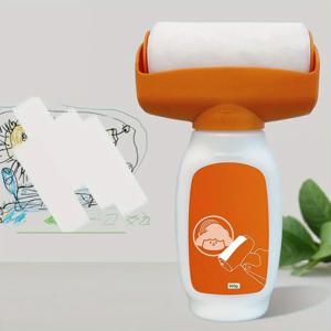 ProArt 재사용 가능한 4인치 페인트 롤러 브러시 1개 - 벽 수리 및 터치업 도구(컨테이너만, 페인트는 포함되지 않음)