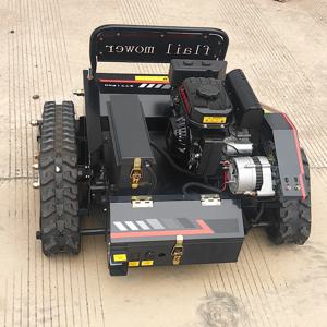 맞춤형 인기 판매 크롤러 로봇 잔디 깎는 기계 자주식 정원 제로턴 원격 제어 고무 트랙 잔디 깎는 기계