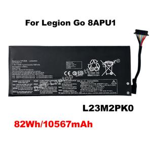 DXT 새 L23B2PK0 배터리 레노버 Legion Go 8APU1 휴대용 게임용 PC L23M2PK0 L23C2PK0 7.76V 82Wh 레노버 배터리용 대용량