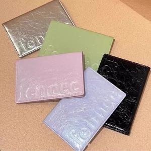 여행용 여권 홀더 문서 보호 카드 슬롯 지갑 페넥 디자인 PU 가죽 다기능 소형 가방 청소년용