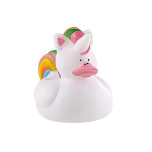 1개 유니콘 고무 오리 미니 고무 오리 대량 소형 무지개 유니콘 오리 장난감 소녀 소년 생일 수영장 파티 선물