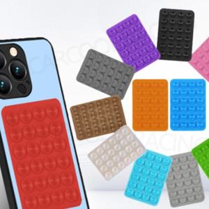 휴대폰 고정용 양면 실리콘 흡착 패드, 차량 고정용 접착식 실리콘 고무 흡착판