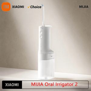 XIAOMI MIJIA MEO705 휴대용 구강 Irrigator 치과 치아 미백 Flosser Bucal 치아 클리너 Waterpulse 치아 용 물 스레드