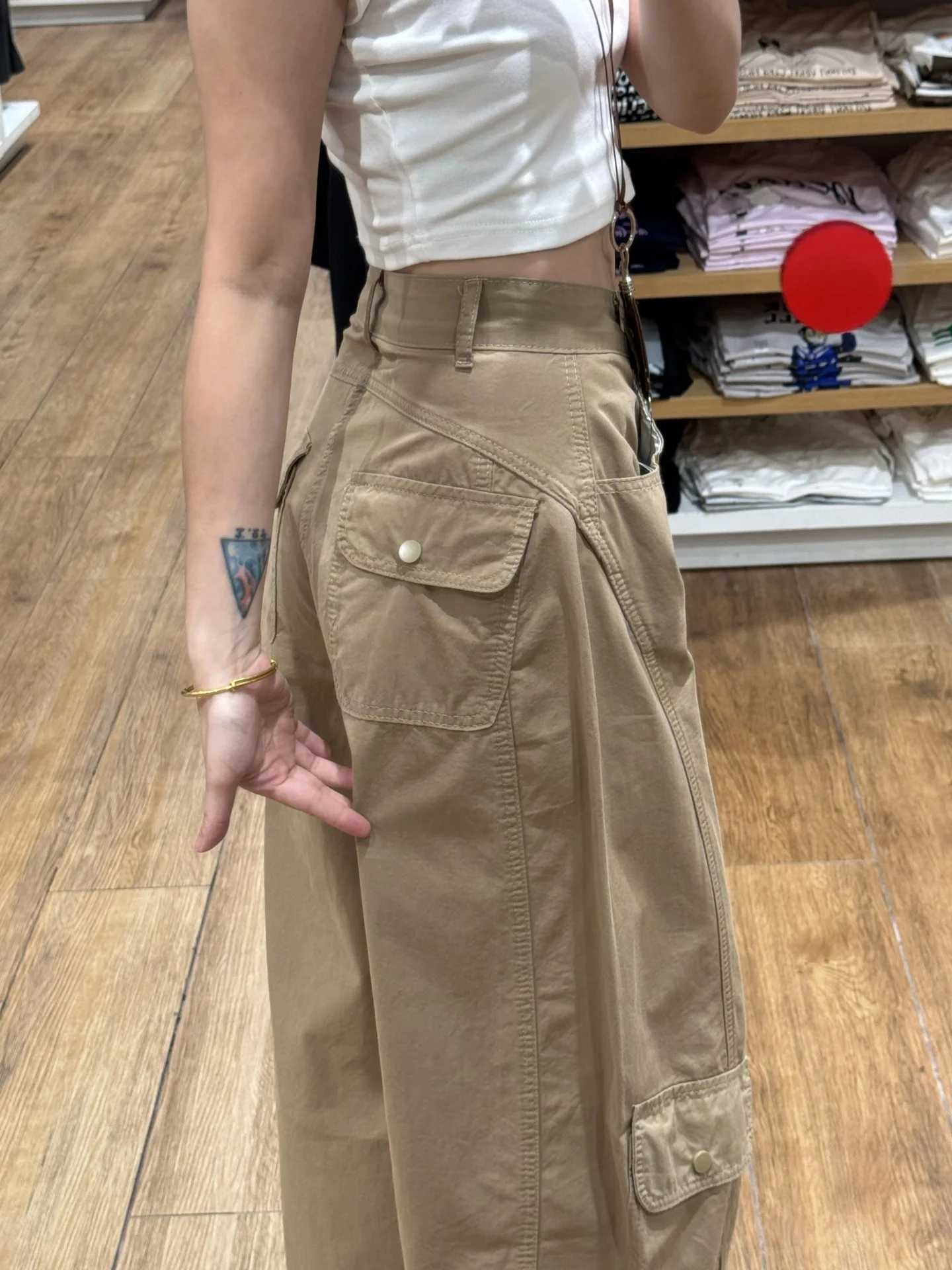 플러스 사이즈 하이웨이스트 루즈 캐주얼 아메리칸 스타일 워크웨어 청바지 여성용 가을 스트레이트 레그 와이드 레그 팬츠 슬리밍 효과