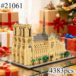 클래식 유럽 성 21061 블록 세트 레고 호환 크리스마스 선물용 4383개