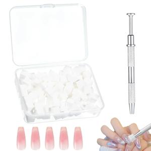 100개 그라데이션 스펀지 브러쉬 네일 아트 스펀지 세트 DIY 네일 아트 젤 폴리쉬 브러쉬 글리터 파우더 매니큐어 액세서리