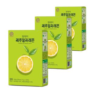 우리차 제주 말차 레몬 20T x 3개