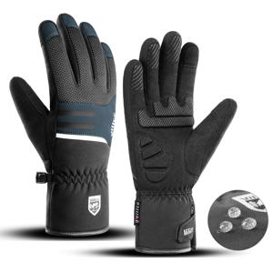 가을 겨울 야외 스포츠 사이클링 내구성 벨벳 따뜻한 터치스크린 방수 방풍 미끄럼 방지 방한 스키 장갑