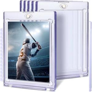 35PT 마그네틱 카드 홀더 디스플레이 캐비닛 게임, 스포츠 트레이딩, 카드 홀더, 하드 아크릴 보호 장난감에 적합