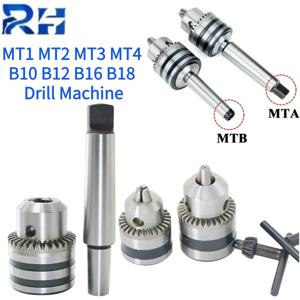 고품질 모스 탭퍼 샹크 드릴 척 MTA MTB MT1 MT2/3/4 B10 B12/16/18 0.6-6/1-10/1-13/3-16/5-20 CNC 드릴 머신용