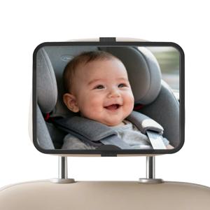 넓은 선명한 시야를 제공하는 후방 좌석 유아용 1PC 파손 방지 자동차 거울, 자동차 후방 거울
