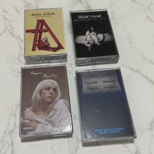 빌리 아일리시 카세트 테이프 - 새 상품 미개봉 - 팬 및 수집가를 위한 영어 팝 얼터너티브 히트곡