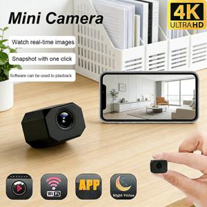샤오미 4K HD 미니 카메라 WiFi IP AP 원격 모니터링 경량 휴대용 캠코더 스마트 홈 감시 보안 카메라