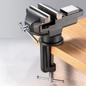 전문가용 테이블 바이스, 360도 회전 °   회전 작업 클램프온 바이스, 다용도, 목공, 금속 가공을 위한 견고한 구조