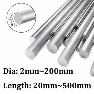 10pcs~1pcs 6061 알루미늄 막대, 직경 2-200mm 길이 20-500mm, 알루미늄 원형 막대, 우수한 전기 도금 특성
