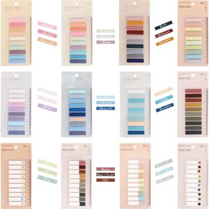 200개 색인 스티커 메모 탭, 책 주석용 쓰기 가능 페이지 마커, 투명 달력 마킹 라벨