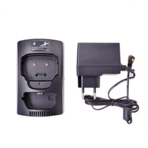 Sepura 시리즈 STP8000 STP8100 STP8200 STP9000 Ham 라디오 충전 트레이 부품용 데스크탑 급속 충전기 베이스 및 AC 플러그 어댑터 세트