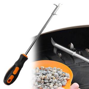 범용 타이어 청소 후크 스크루 드라이버 액세서리 자동차 타이어 스톤 클리너 스톤 리무버 타이어 청소 도구 타이어 수리 도구