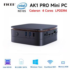 Ficep AK1 Pro Celeron N5105 미니 Pc Windows 11 Intel DDR4 8GB 16GB 128GB 256GB 512GB WIFI Windows 10 컴퓨터 PK Beelink minipc