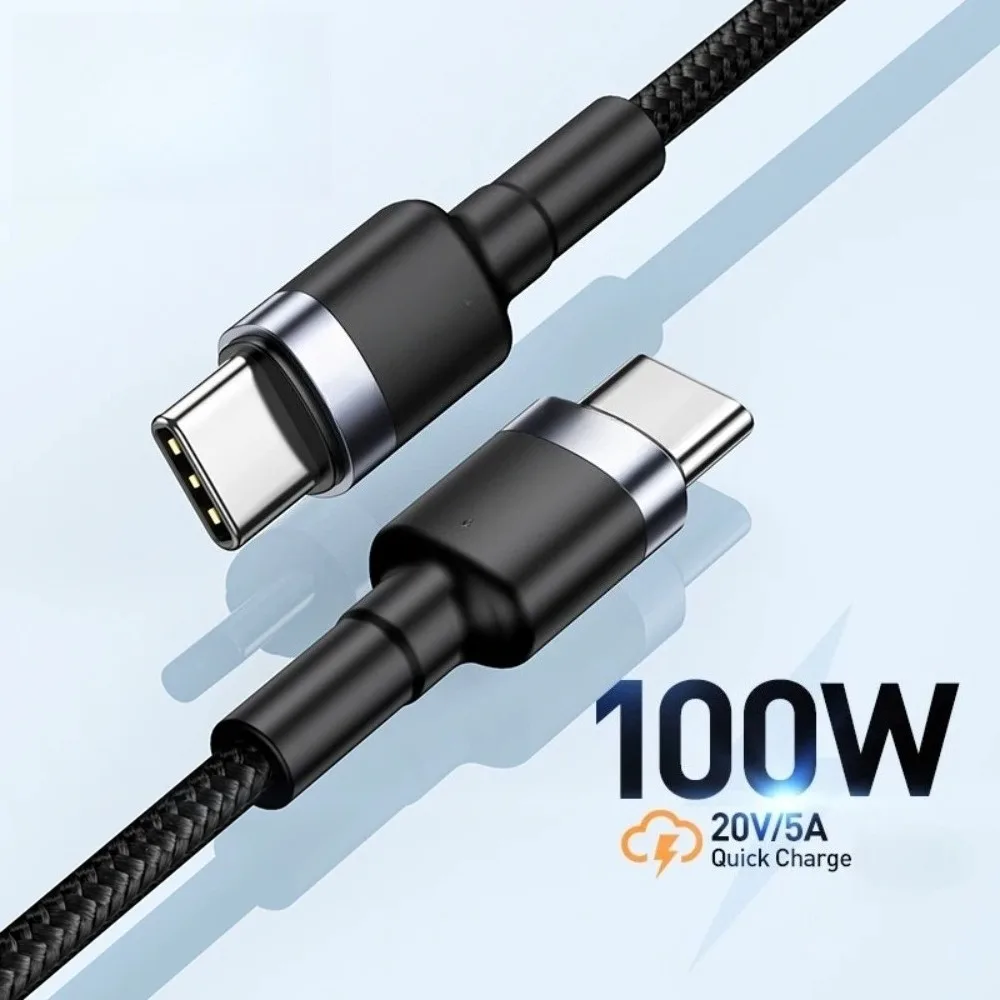 USB 타입 C에서 USB C로 데이터 케이블 및 고속 충전 케이블, 샤오미 및 삼성 타입-C 데이터 케이블에 적합