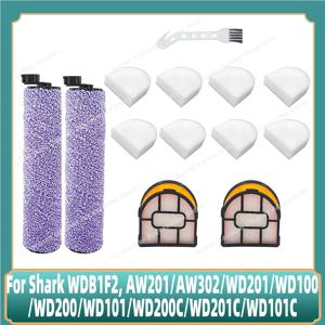 Shark WDB1F2 WD201 WD201C WD100 HydroVac XL 3-in-1 진공 청소기 액세서리 롤러 브러시 필터 부품과 호환 가능
