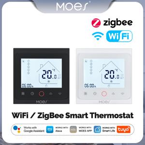 MOES 스마트 투야 ZigBee/WiFi 온도 조절기 온도 제어 수/전기 바닥 난방 가스 보일러 알렉사 구글 홈 연동
