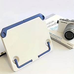 경량 조절식 휴대용 책 스탠드, 독서, 악보, 그림 및 기타 내구성 플라스틱 구조, 1 PC