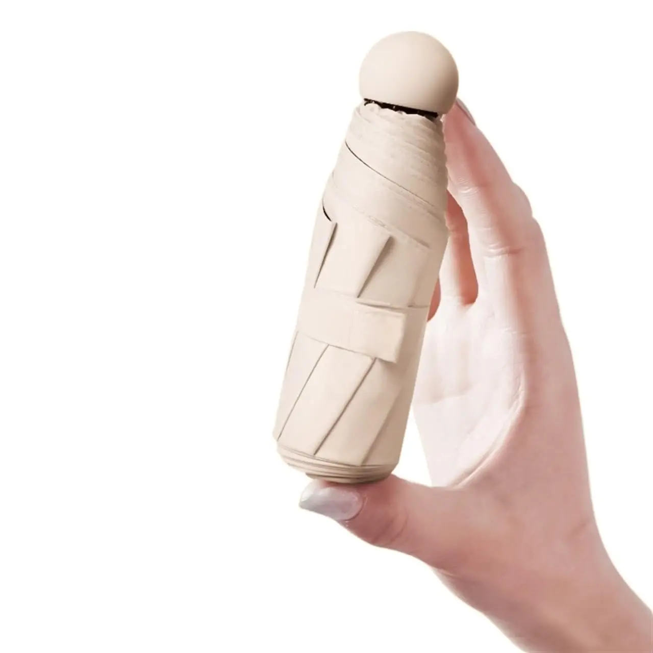 캡슐 우산 휴대용 미니 우산, 맑은 날 비 오는 날 이중 사용, 방풍, 햇빛 차단, 야외 여행