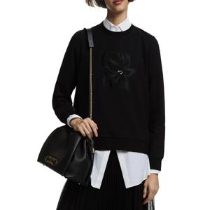 CHCH 봄 가을 새로운 여성 스웨터 코트 의류 탑 의류 후드 긴팔 라운드 넥 풀오버 탑