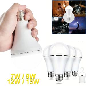 비상용 LED 전구 E27 충전식 LED 조명 휴대용 걸이형 야간등 야외 방수 가정용 캠핑 낚시 정원용