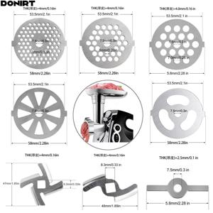고기 분쇄기 피니언 믹서 예비 부품 고기 분쇄기 칼 식품 분쇄기 액세서리 용 스테인레스 스틸 그릴 주방 도구