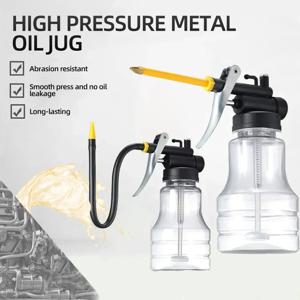 250ml 오일러 그리스 건 장비 고압 펌프 오일러 윤활유 캔 기계 오일 포트 병 연장 호스 수공구