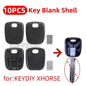 10pcs KEYDIY 키 블레이드 쉘 자동차 칩 키 케이스 예비 칩 키 쉘 KD Xhorse TOY43 HU66 골프 용 빈 쉘 Toyota Nissan Opel
