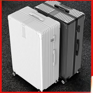 대형 레트로 여행 가방 34인치 학생용 유니버설 휠 풀로드 24인치 남성용 비밀번호 박스 초대형 가죽 박스 60인치