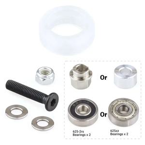 10Pcs CNC 3D 프린터 플라스틱 빅 휠 Openbuilds 익스트림 솔리드 V 휠 V 슬롯 알루미늄 프로파일 폴리 카보네이트 풀리 휠