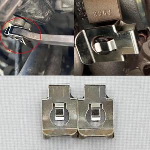 2Pcs 자동차 EA211 1.4T 엔진 터보 클립 패스너 Vw 골프 Mk7.5 Mk8 2018-2024 Jetta Mk7 2019-2024 Passat B8 2018-2023 Tiguan