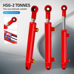 2 톤 40 보어 양방향 굴삭기 유압 실린더 유압 오일 잭 실린더 펌프 스테이션 지게차 실린더