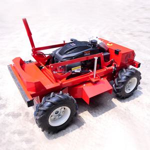 판매를 위한 주문을 받아서 만들어진 도매 원격 제어 잔디 깍는 기계 트레일러 고무 궤도 전기 로봇 잔디 깍는 기계